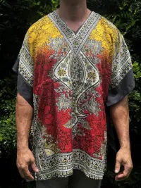 Imagem de Bata Kaftan Indiano Curto Masculino